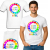 Koszulka Personalizowana męska DZIEŃ KROPKI z napisem imieniem T-shirt damski męski dziecięcy